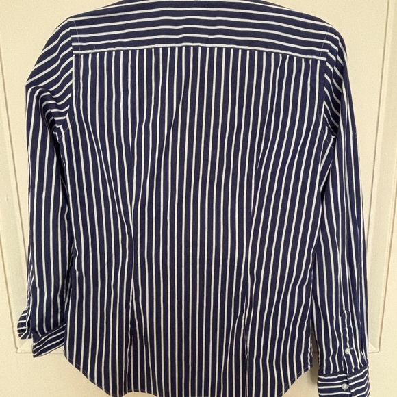 RALPH LAUREN SPORT LADIES BLOUSE STRIPED SIZE 6 - Picture 6 of 7